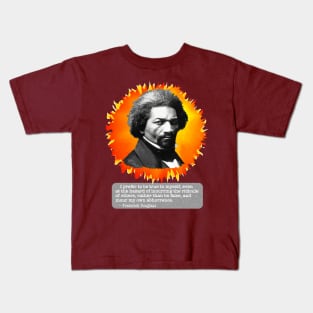 Firey Orator F Douglass Kids T-Shirt